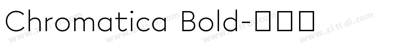Chromatica Bold字体转换